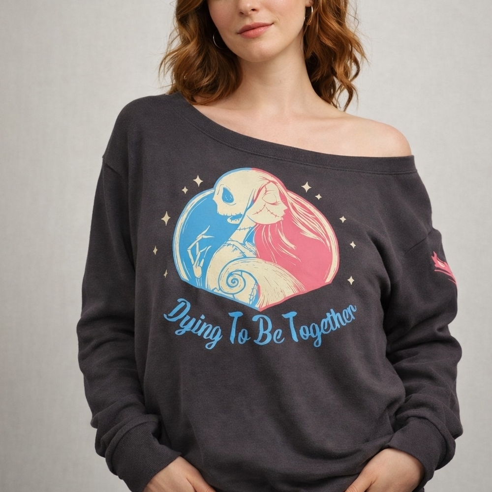 Dark Gray Graphic Sweatshirt